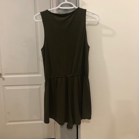 Army Green Romper - Picture 2 of 3